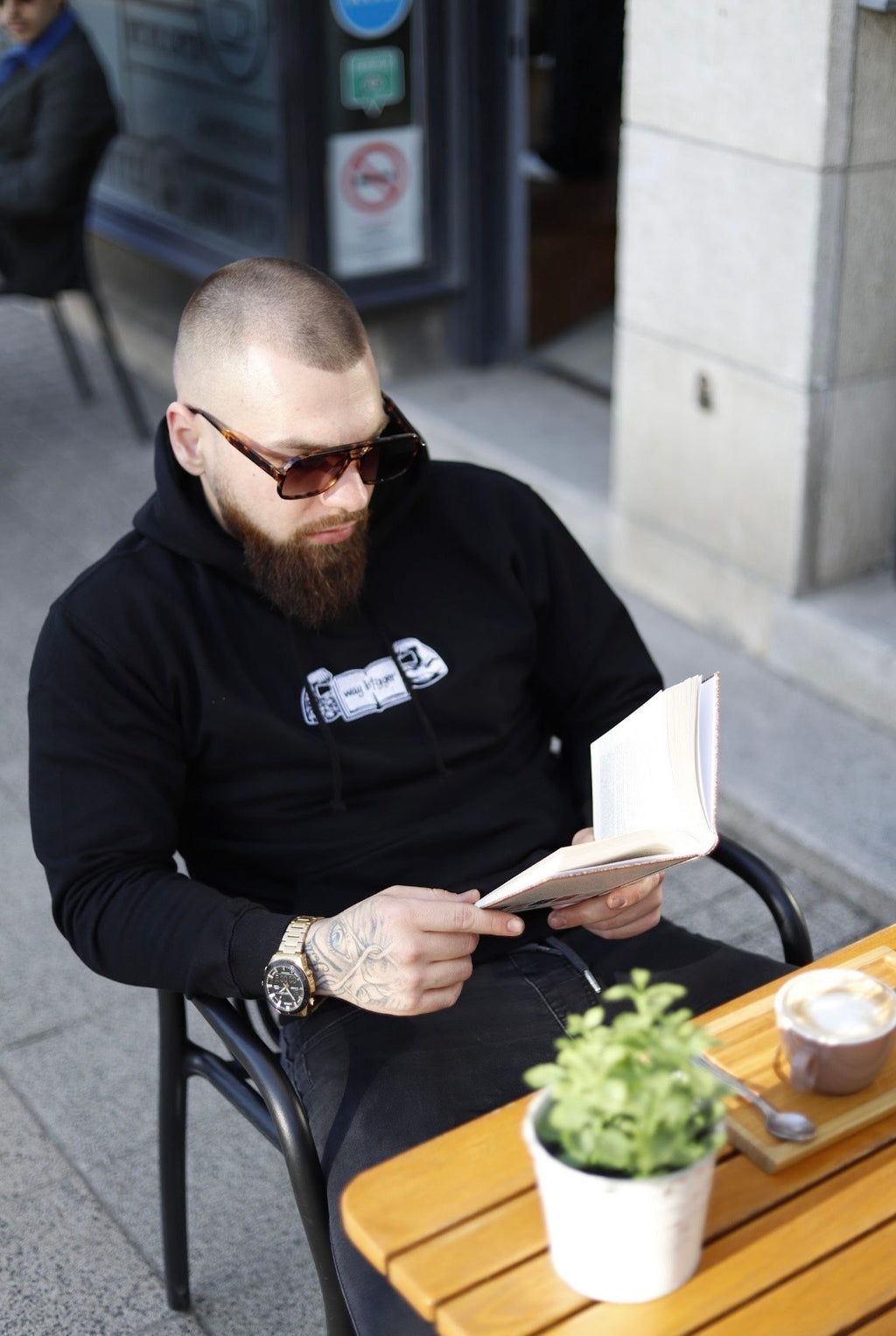 "stoic, not toxic" limitált hoodie