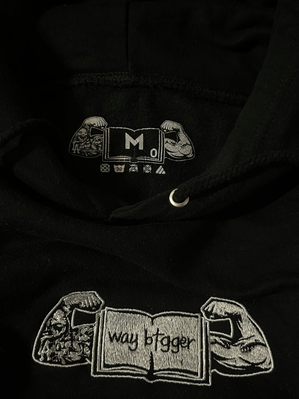 "stoic, not toxic" limitált hoodie